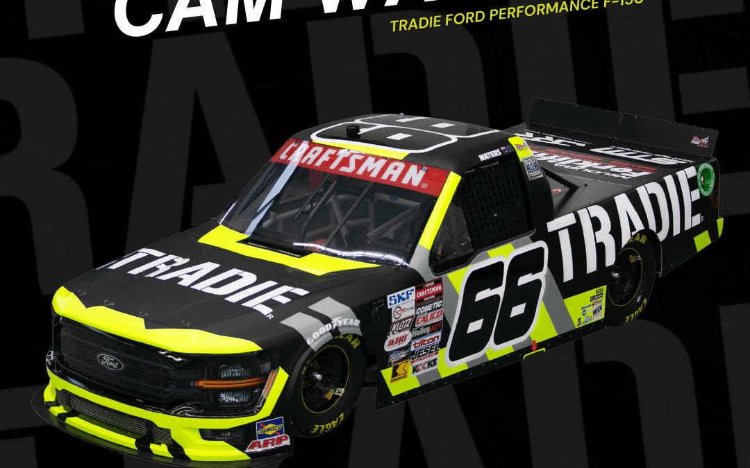 ThorSport Announces Cam Waters Will Make His NASCAR CRAFTSMAN Truck Series Debut at Martinsville Speedway in the No.66 TRADIE Ford F-150