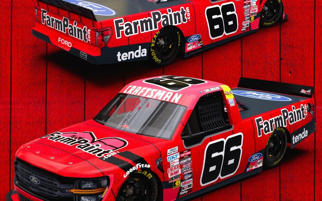 CHRIS BUESCHER MAKES HIS NASCAR TRUCK SERIES DEBUT WITH THORSPORT RACING IN THE NO. 66 FARMPAINT.COM FORD F-150